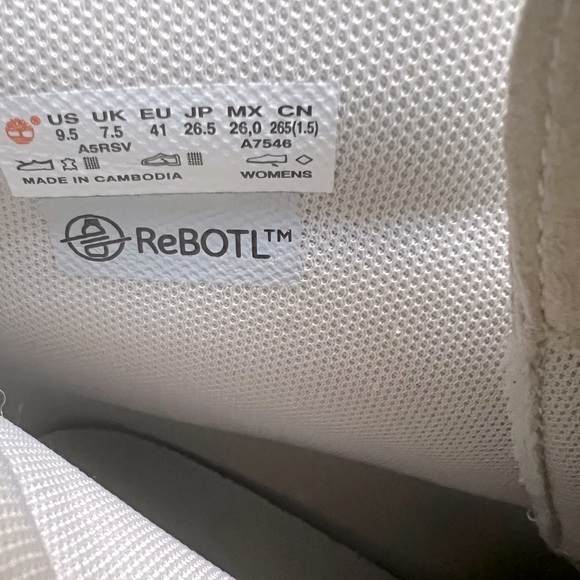 TIMBERLAND women NEW 9.5 COOL WHITE UNWORN!! - Picture 8 of 11